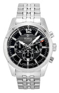 Festina Timeless Chronograph Stainless Steel Black Dial Quartz F20742-3 100M Men's Watch