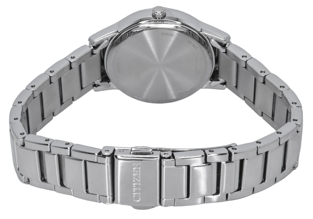 Citizen Elegance Stainless Steel Light Blue Dial Eco-Drive FE1241-71L Women's Watch