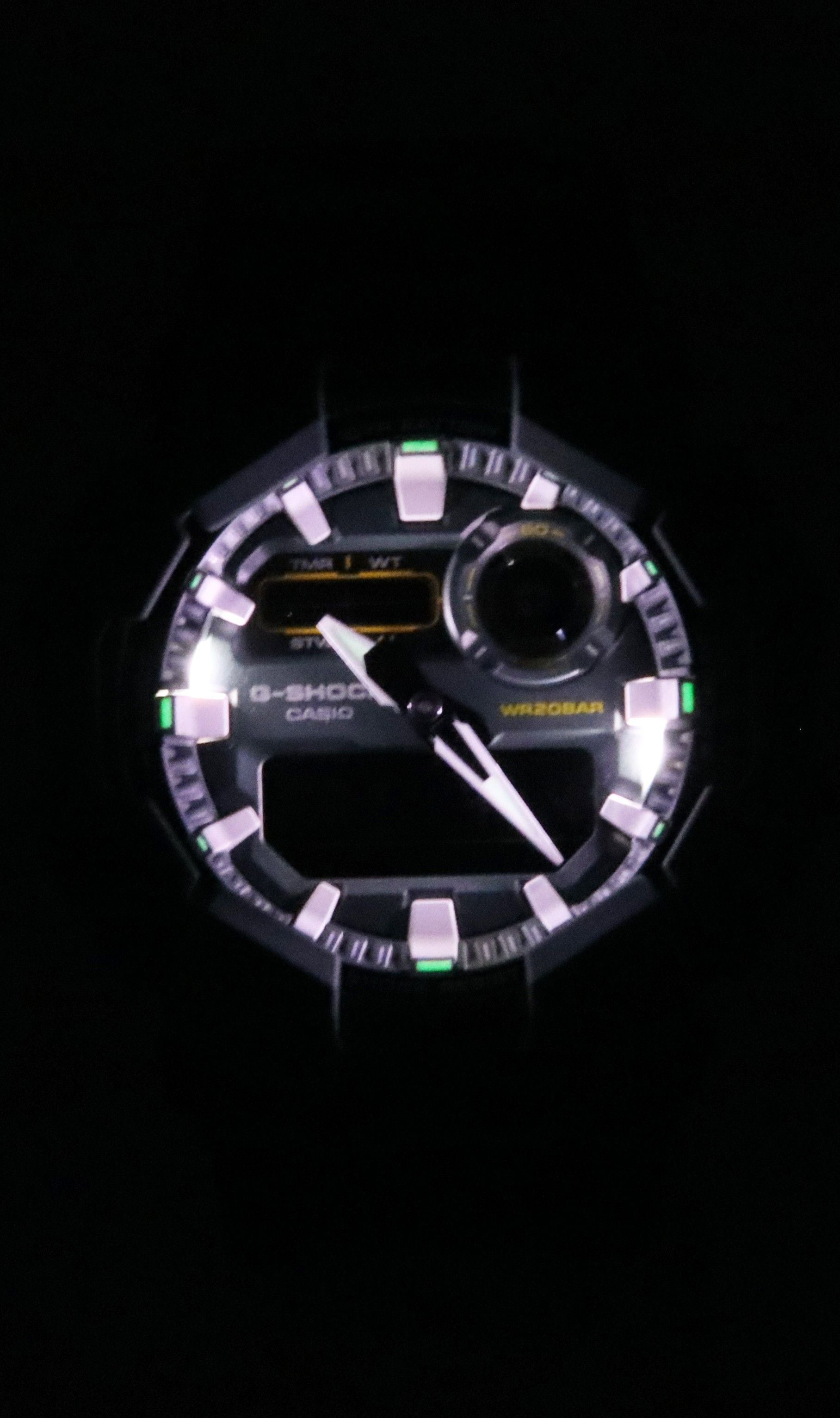 Casio G-Shock Analog Digital Cloth Strap Blue Dial Quartz GA-010CE-2A 200M Men's Watch