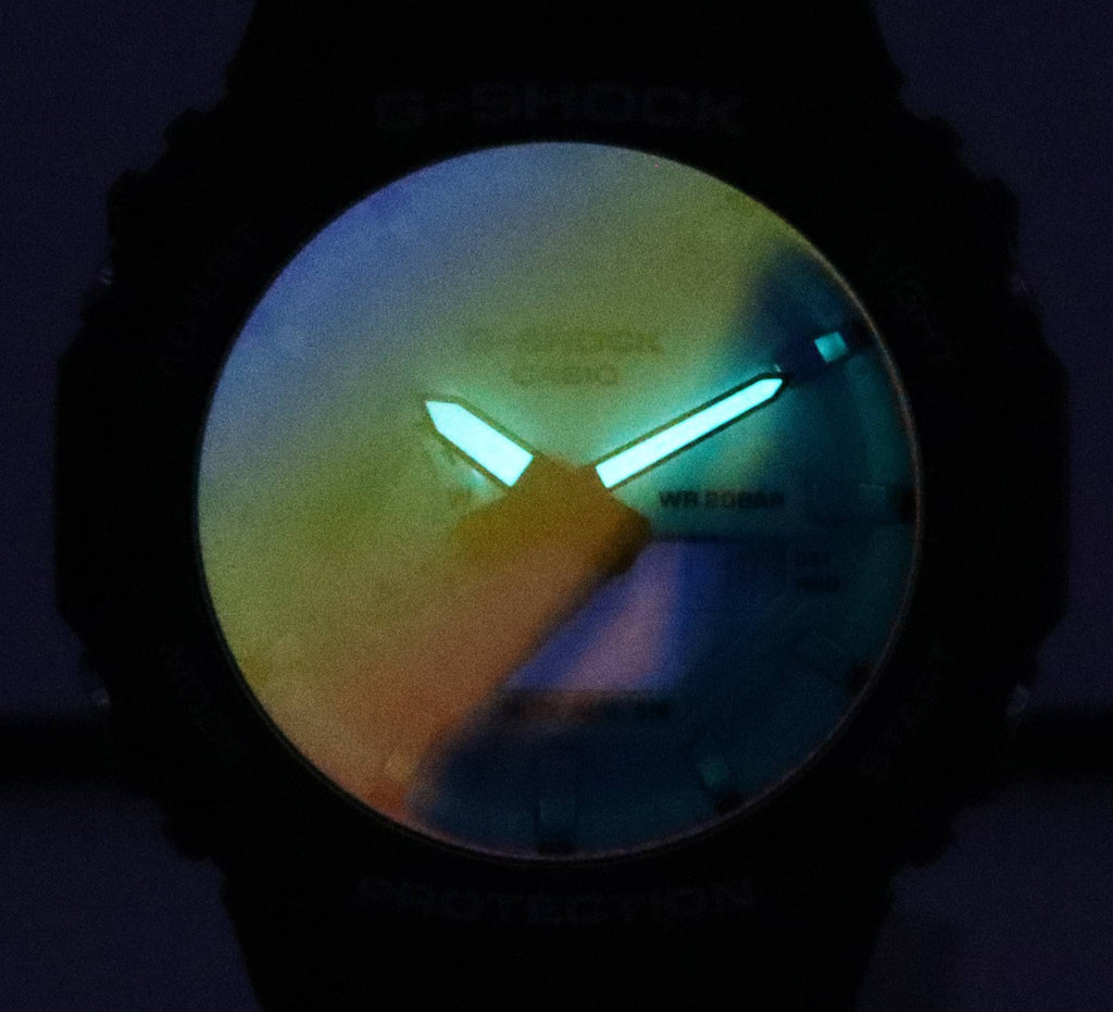 Casio G-Shock Iridescent Color Analog Digital Quartz GA-2100SR-1A GA2100SR-1 200M Unisex Watch
