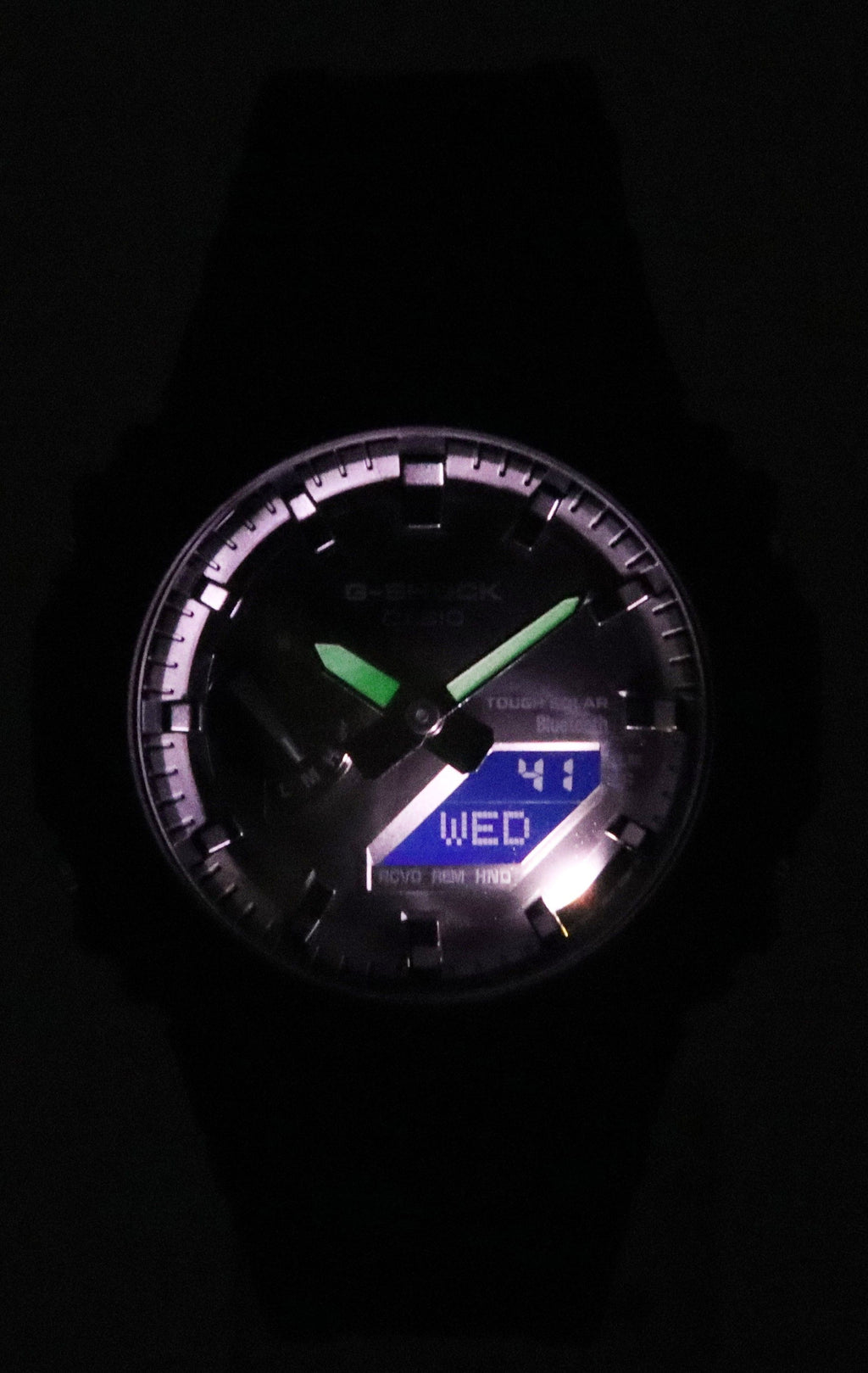 Casio G-Shock Analog Digital Mobile Link Black Resin Strap Tough Solar Power GA-B2100-1A 200M Men's Watch