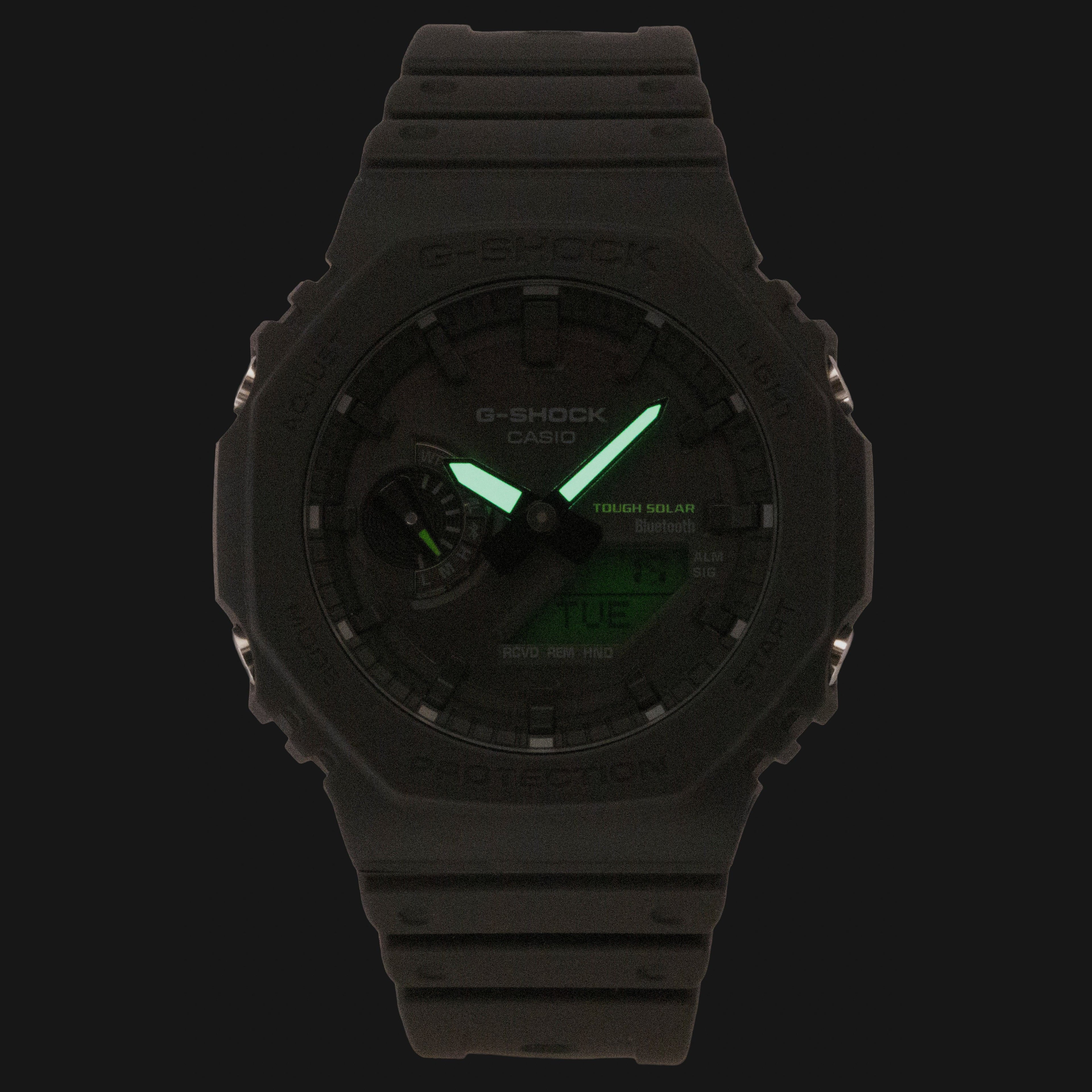 Casio G-Shock Analog Digital Smartphone Link Black Dial Resin Solar GA-B2100BEG-1A 200M Men's Watch
