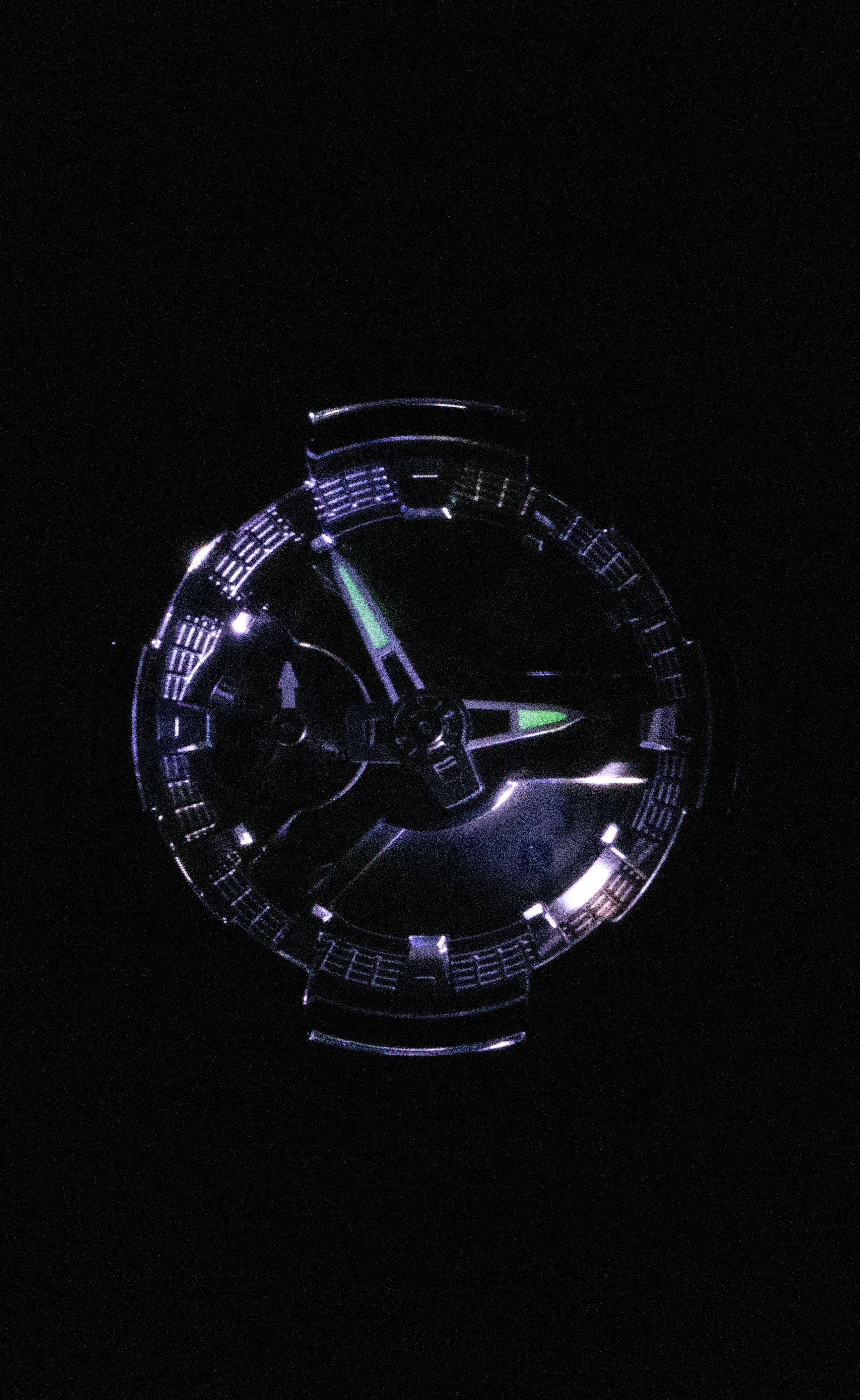 Casio G-Shock Analog Digital Stainless Steel Grey Dial Quartz GM-110D-8A 200M Men's Watch