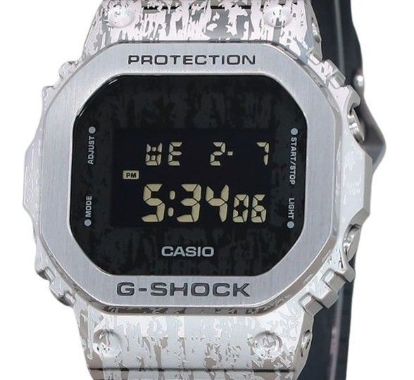 Casio G-Shock Digital Grunge Camouflage Series Grey Dial Quartz GM-5600GC-1 200M Men's Watch