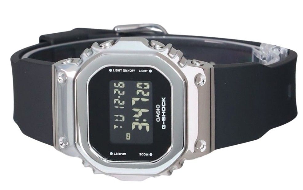 Casio G-Shock Digital Metal Bezel Resin Strap Quartz GM-5600U-1 200M Men's Watch