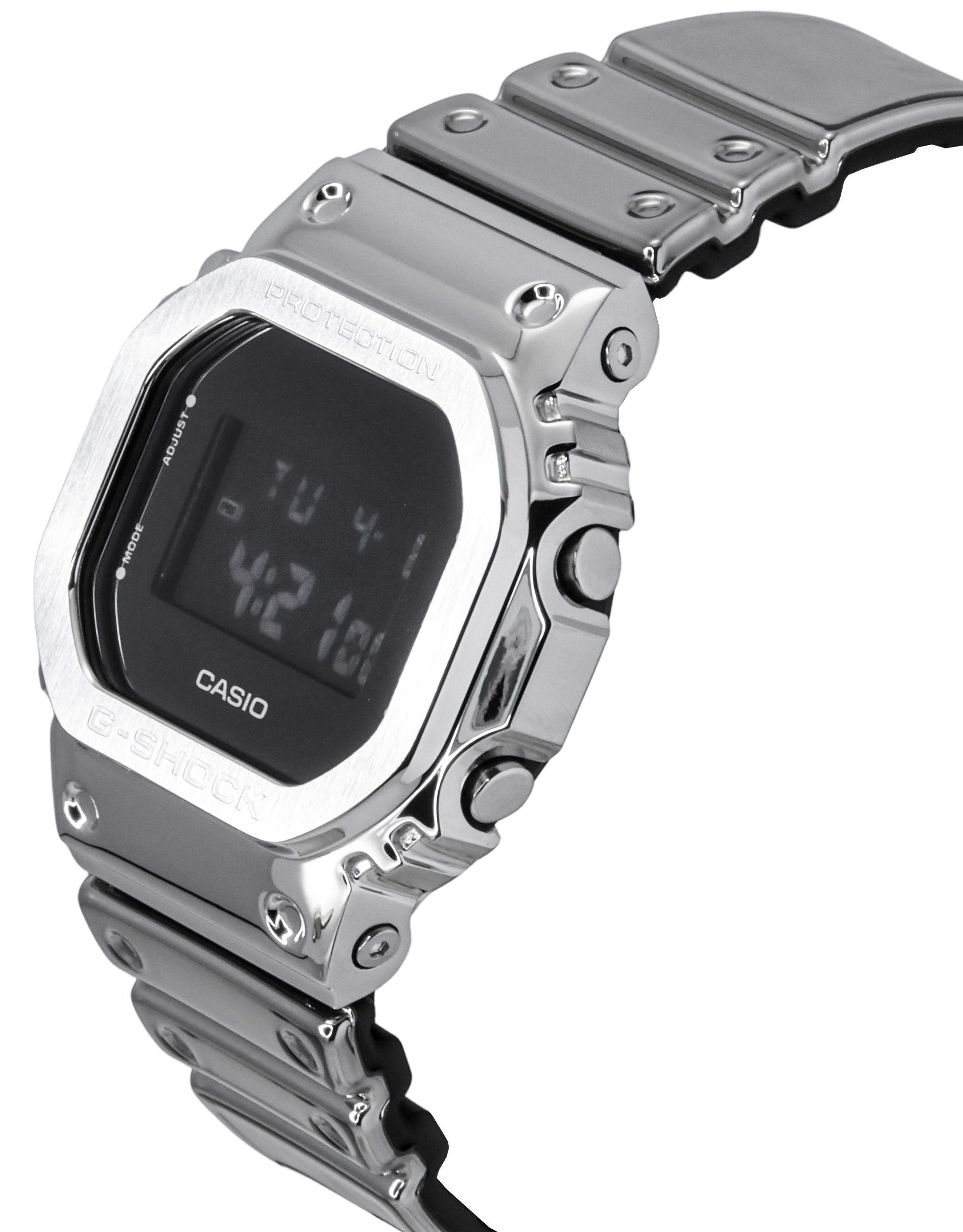 Casio G-Shock G-Steel Digital Fine Metallic Tough Silicone Strap Quartz GM-5600YM-8 200M Men's Watch