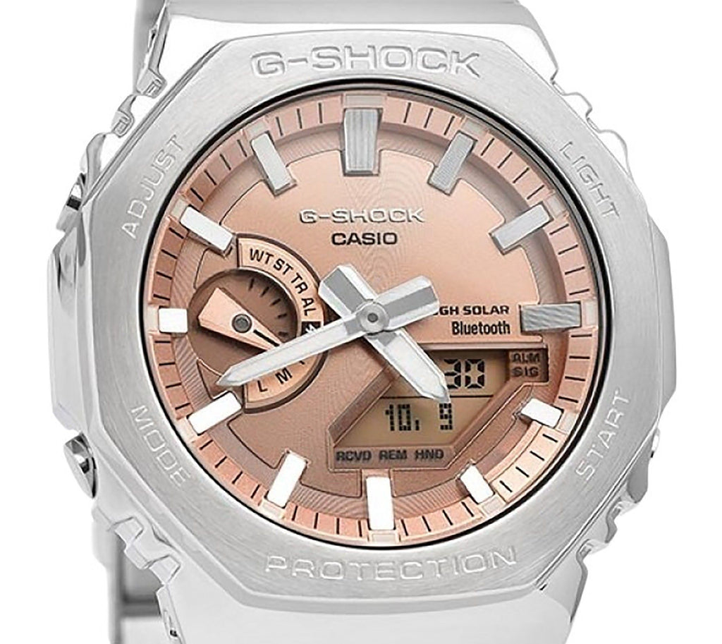 Casio G-Shock Full Metal Analog Digital Smartphone Link Copper Dial Tough Solar GM-B2100AD-5A 200M Men's Watch
