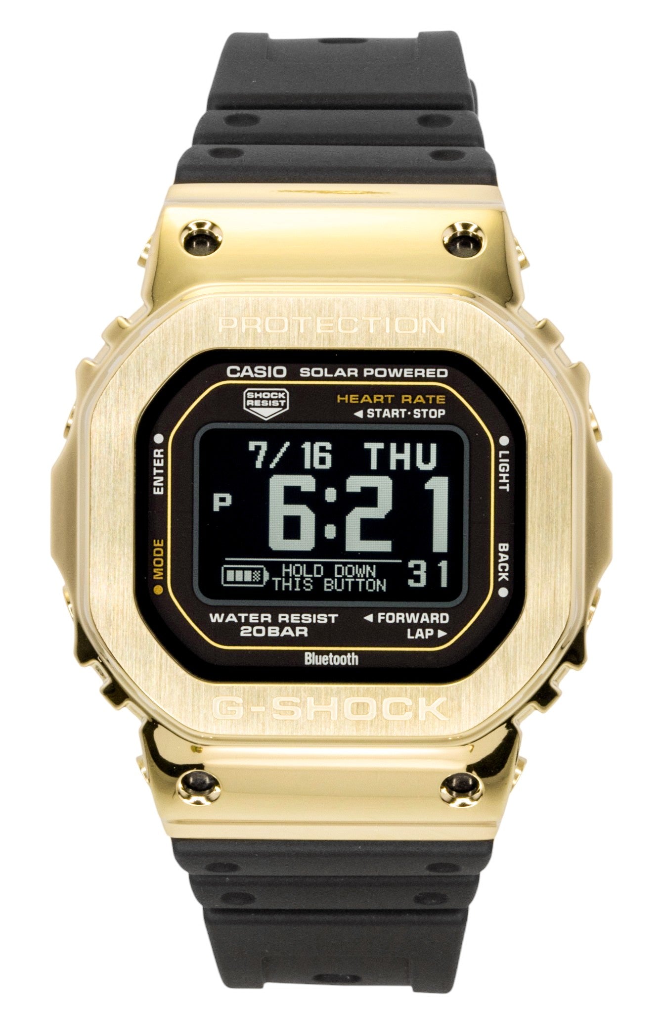Casio G-Shock Smartphone Link Digital Resin Strap Solar GM-H5600-9 200M Men's Watch