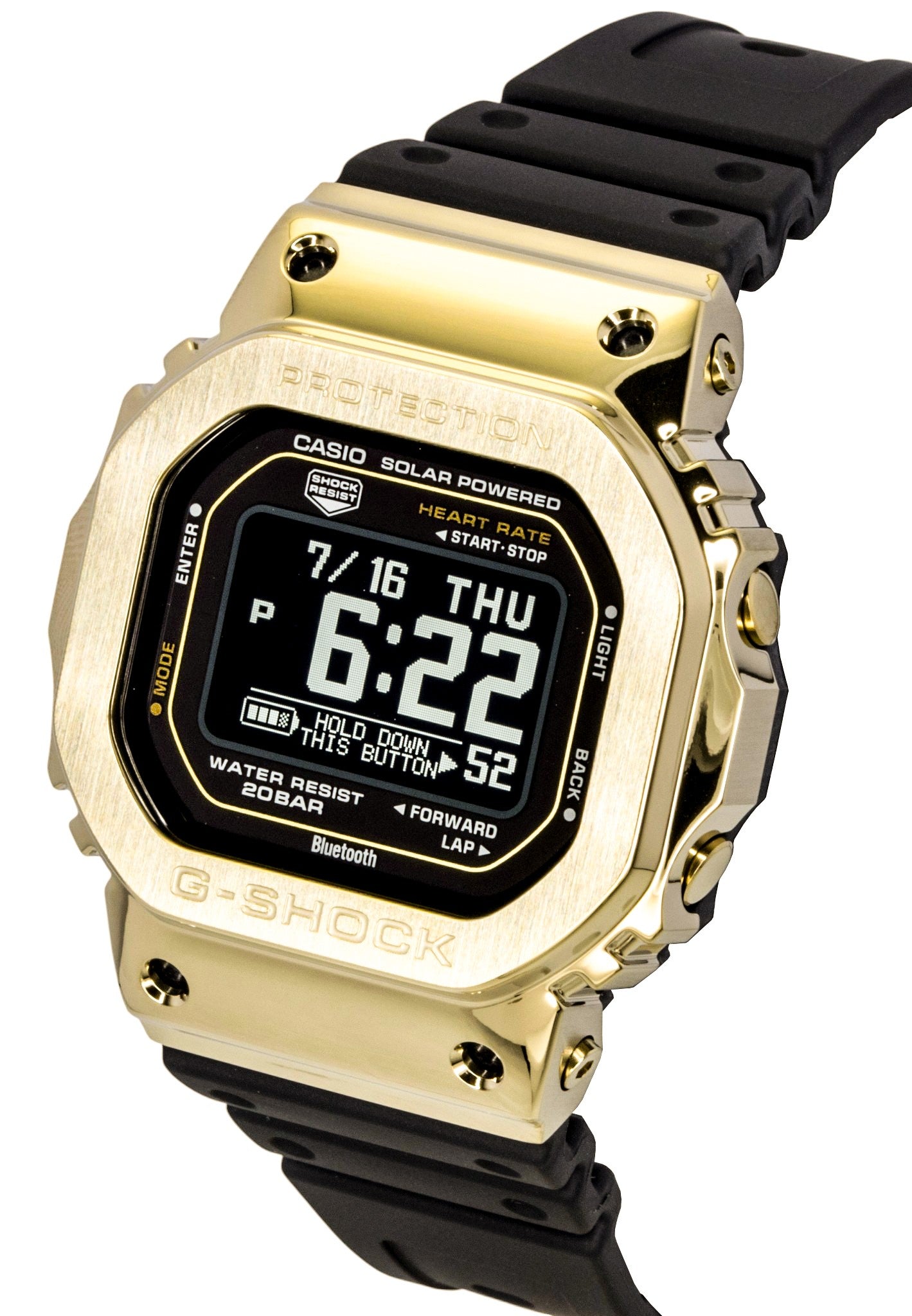 Casio G-Shock Smartphone Link Digital Resin Strap Solar GM-H5600-9 200M Men's Watch