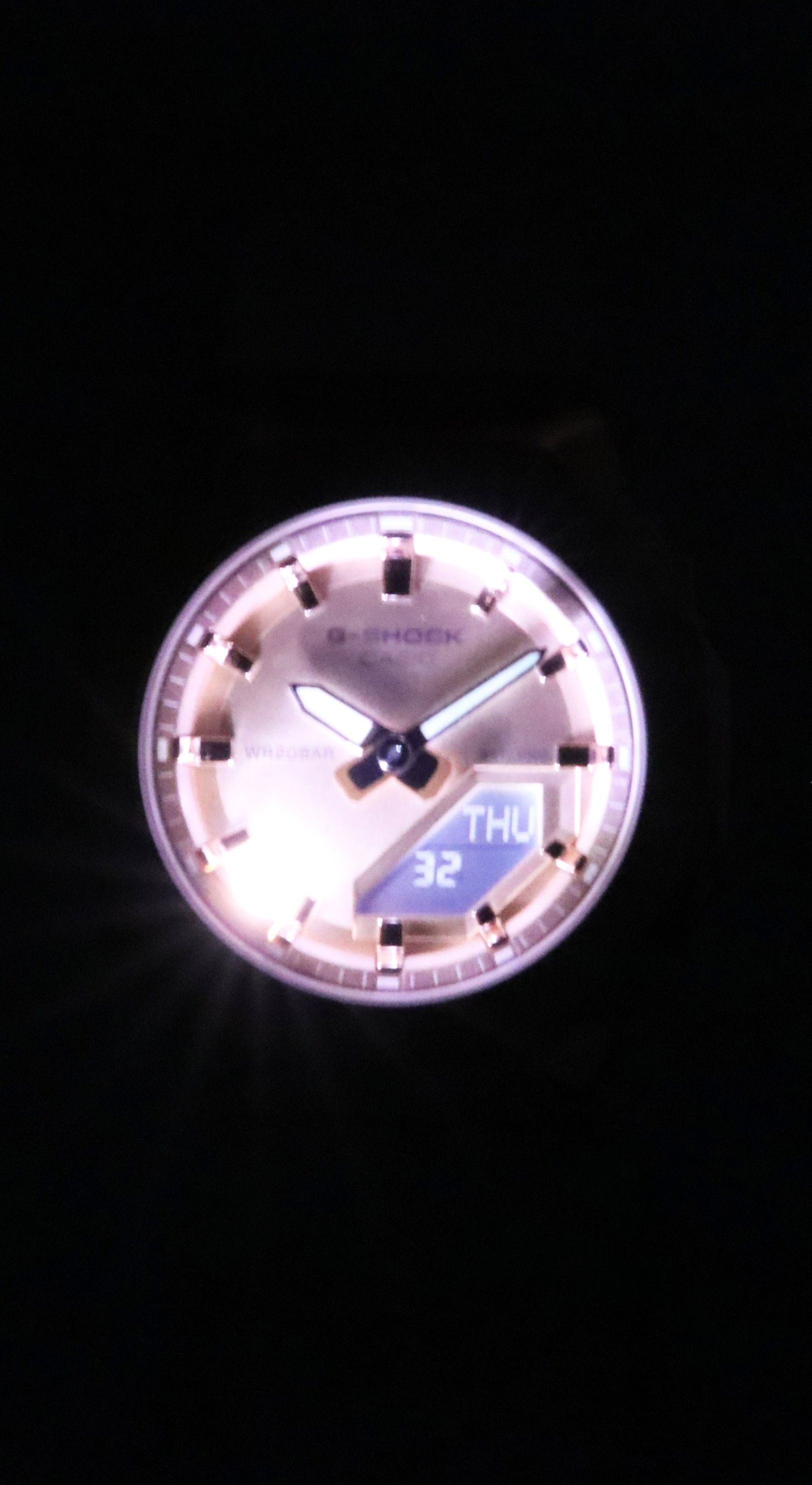 Casio G-Shock Analog Digital Bio-Based Resin Strap Rose Gold Dial Quartz GM-S2110PG-4A 200M Women's Watch