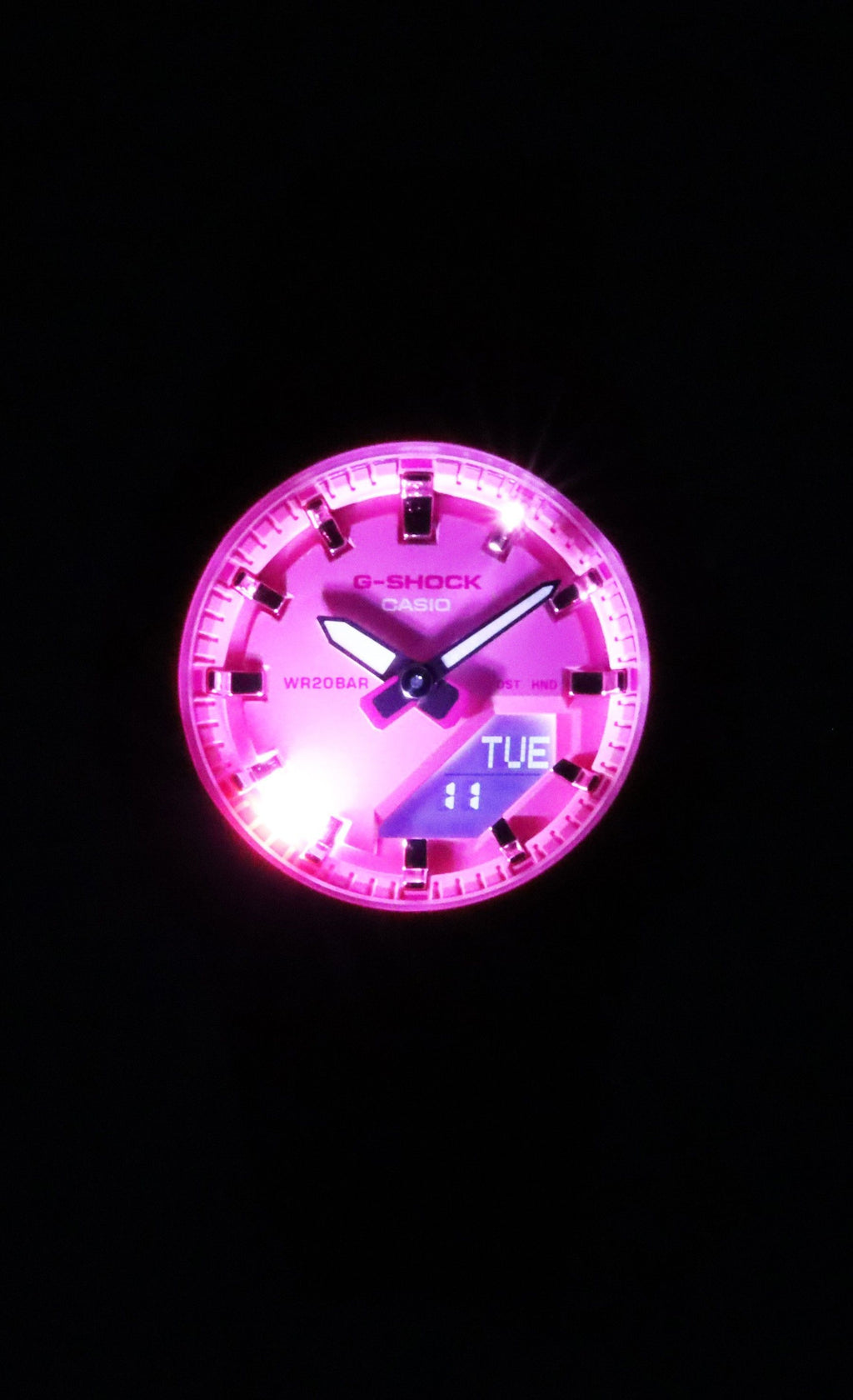 Casio G-Shock Analog Digital Bio-Based Resin Pink Dial Quartz GMA-P2100PP-4A 200M Women's Watch