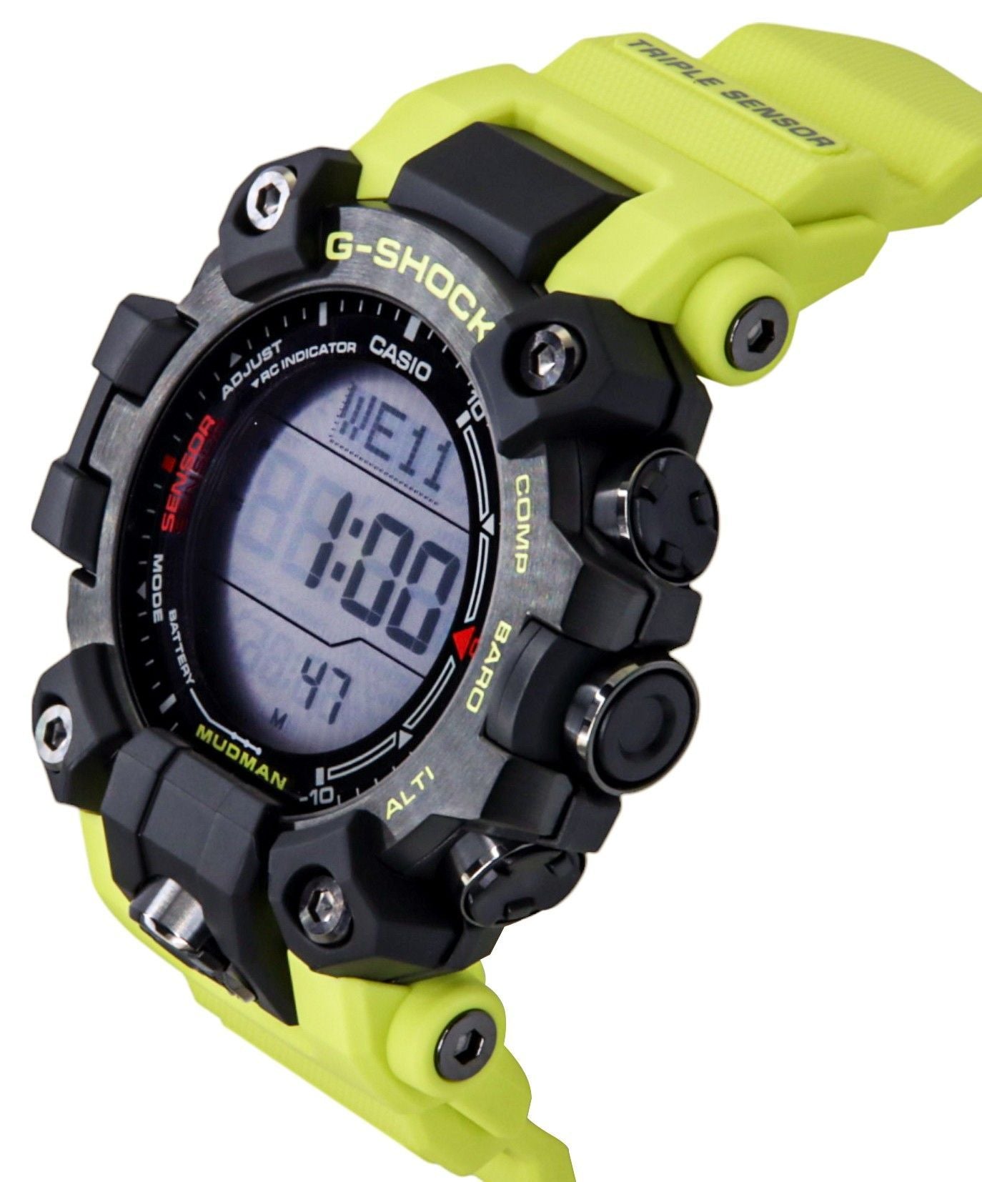 Casio G-Shock Master Of G-Land Mudman Digital Bio-Based Resin Solar GW-9500MRY-1A9 200M Men's Watch