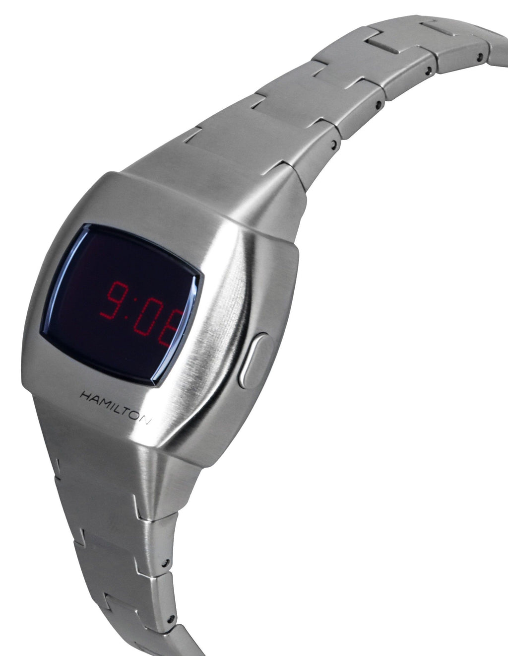 Hamilton American Classic PSR 74 Digital Stainless Steel Quartz H52304130 100M Men's Watch