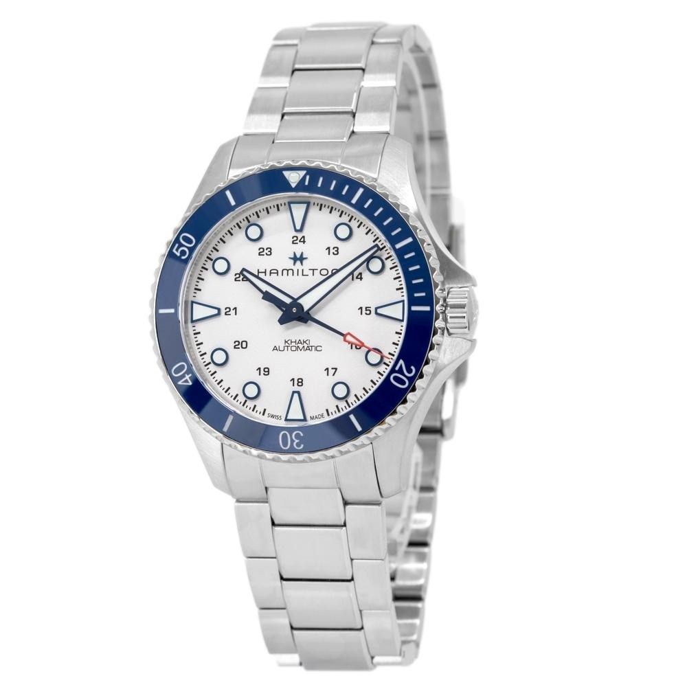 Hamilton Khaki Navy Scuba Stainless Steel Silver Dial Automatic Diver's H82505150 300M Men's Watch