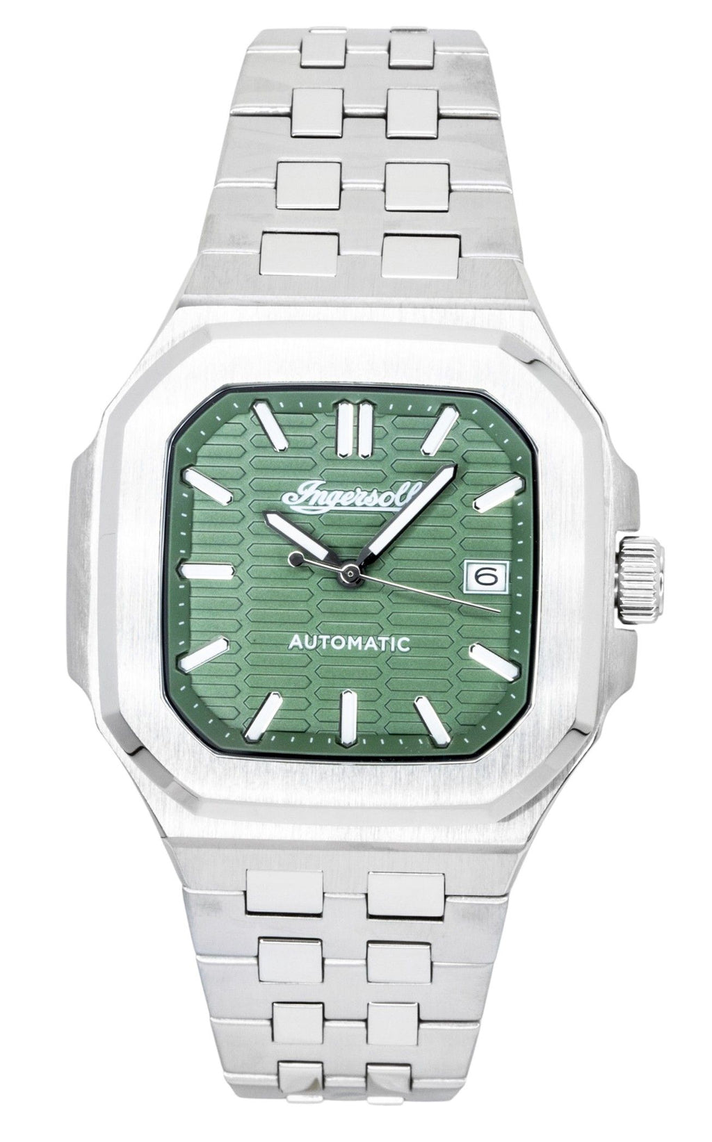 Ingersoll The Spirit Stainless Steel Green Dial Automatic I17802 Men's Watch