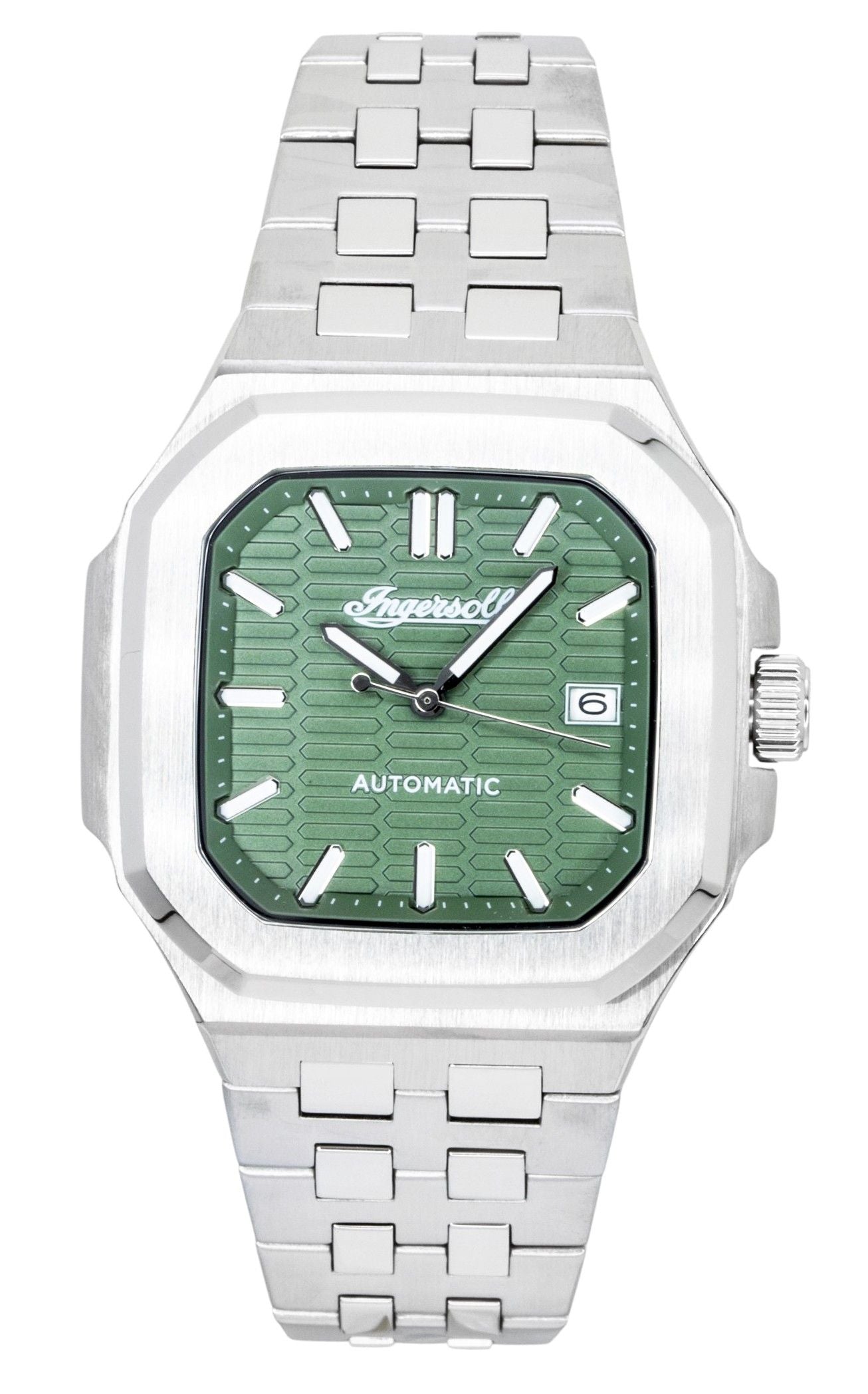 Ingersoll The Spirit Stainless Steel Green Dial Automatic I17802 Men's Watch