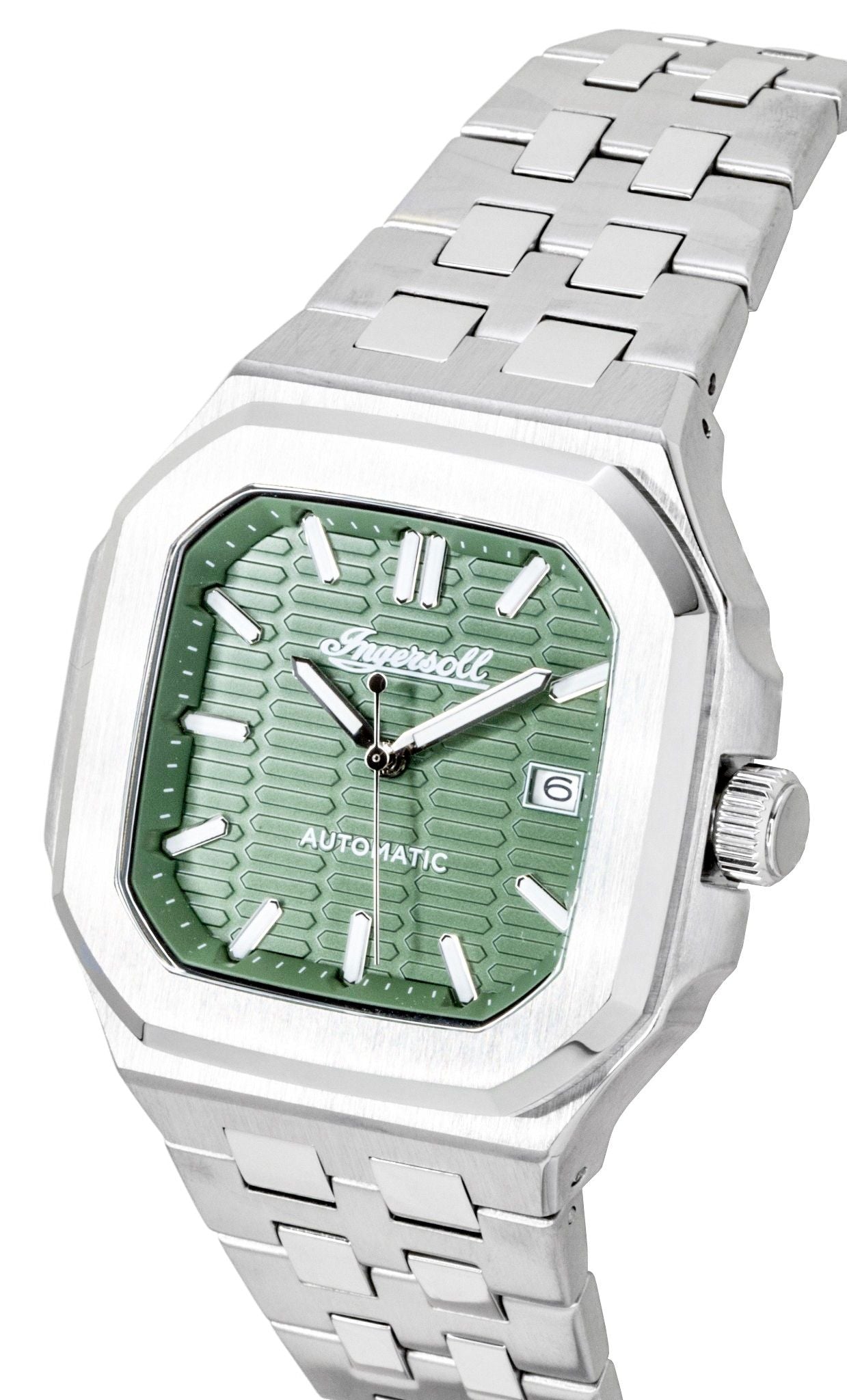 Ingersoll The Spirit Stainless Steel Green Dial Automatic I17802 Men's Watch