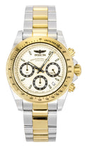 Invicta Speedway Two Tone Stainless Steel Gold Tone Dial Quartz Diver's 14930 200M Men's Watch