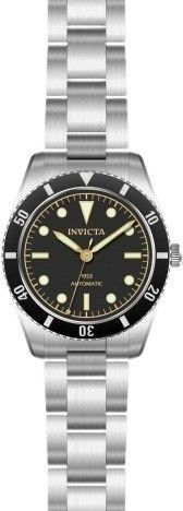 Invicta Vintage Pro Diver Stainless Steel Black Dial Automatic Diver's 31290 200M Men's Watch