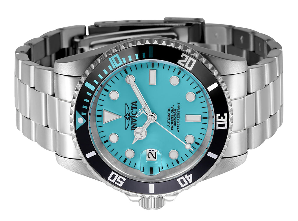 Invicta Pro Diver Lefty Stainless Steel Turquoise Dial Automatic Diver's 44045 200M Men's Watch