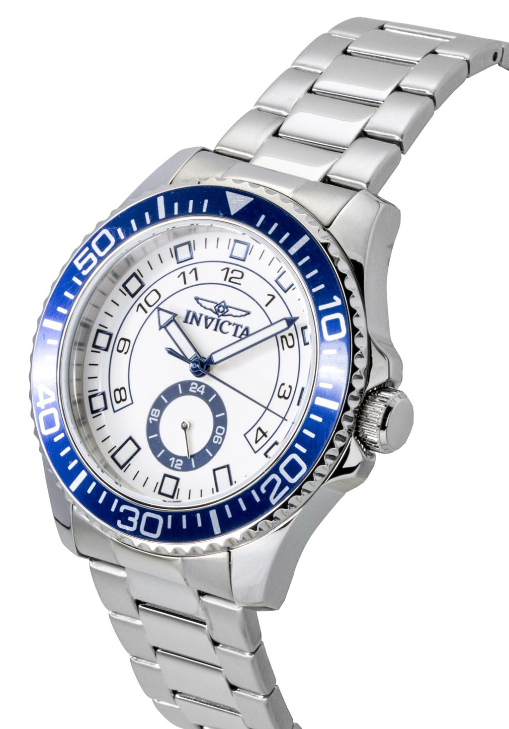 Invicta Pro Diver Stainless Steel White Dial Quartz 47124 Men's Watch