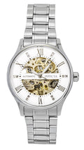 Invicta Objet D Art Stainless Steel Silver Skeleton Dial Automatic 69117 Men's Watch