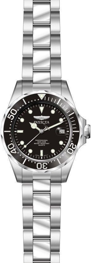 Invicta Pro Diver 200M Quartz Black Dial 8932 Men's Watch