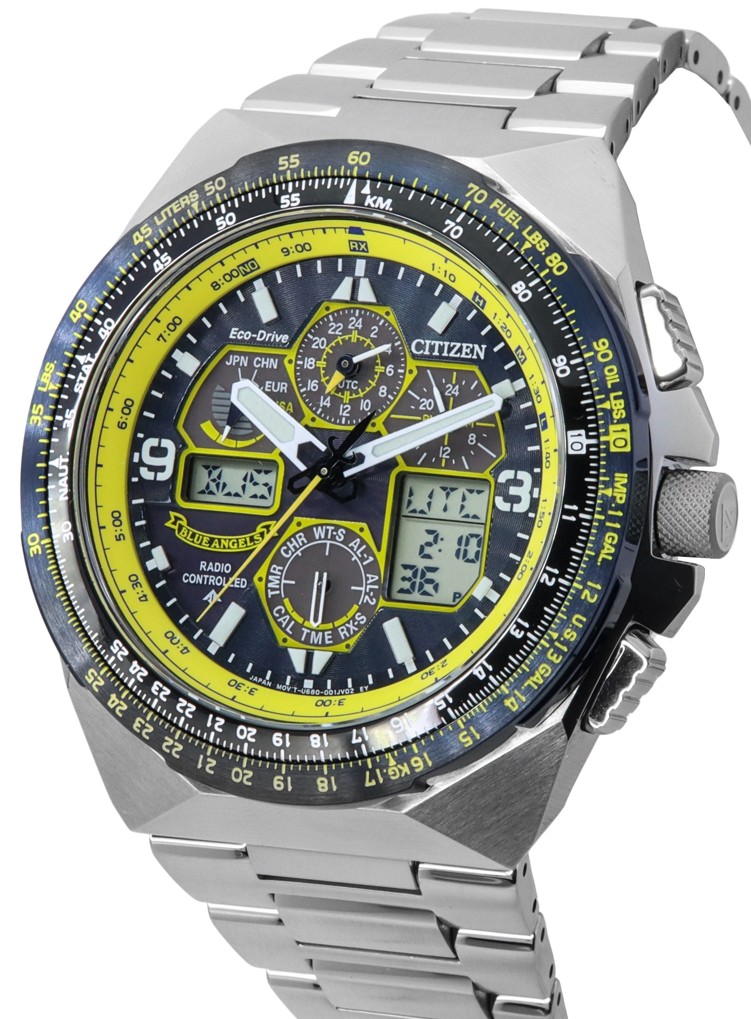 Citizen Promaster Skyhawk A-T Blue Angels Chronograph Eco-Drive JY8125-54L 200M Men's Watch