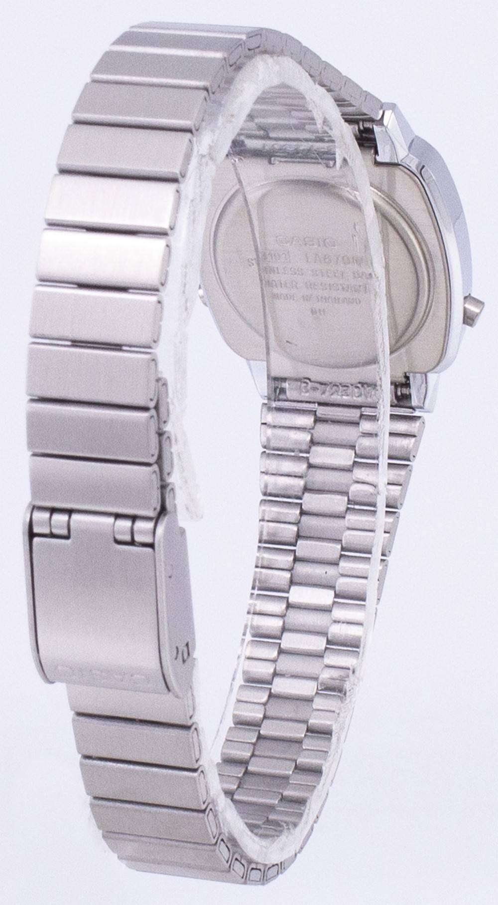 Casio Digital Stainless Steel Alarm Timer LA670WA-7DF LA670WA-7 Women's Watch
