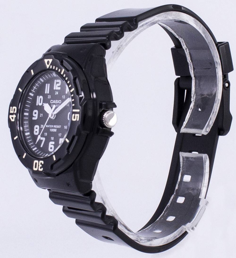 Casio Enticer Analog Black Dial LRW-200H-1BVDF LRW-200H-1BV Women's Watch