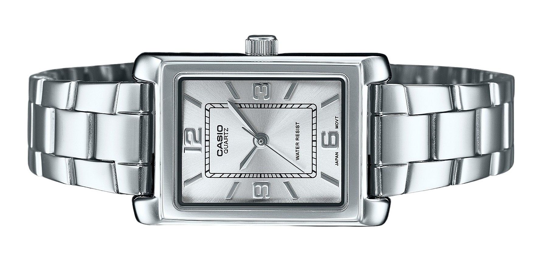 Casio Standard Analog Stainless Steel Silver Dial Quartz LTP-1234DD-7A Women's Watch