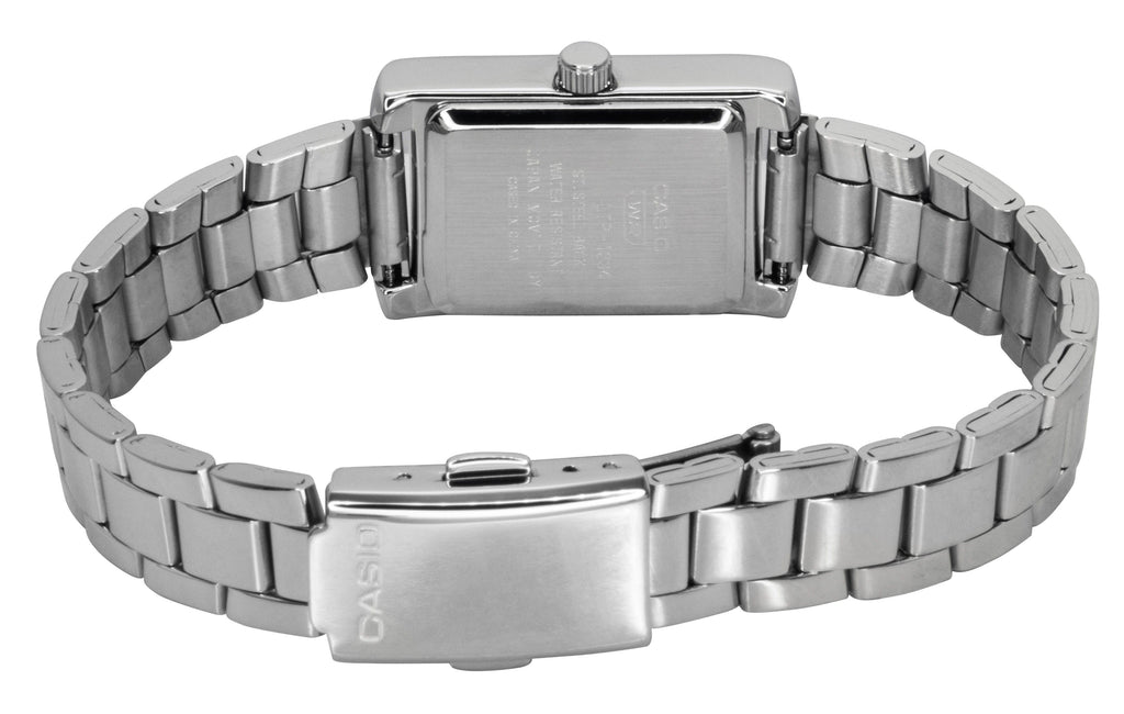 Casio Standard Analog Stainless Steel Mother Of Pearl Dial Quartz LTP-1234DS-2A Women's Watch