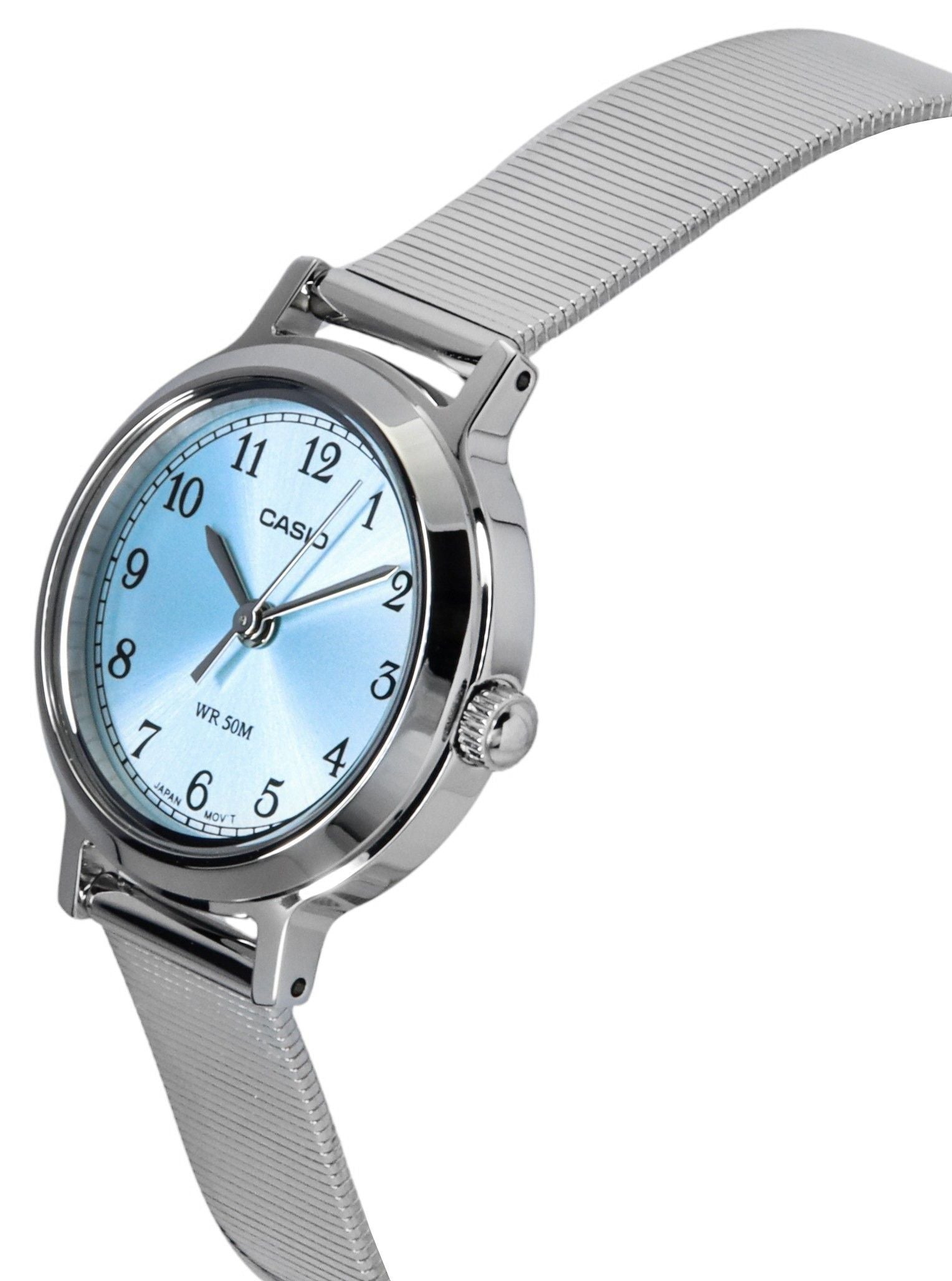 Casio Standard Analog Stainless Steel Blue Dial Quartz LTP-B170D-2BV Women's Watch