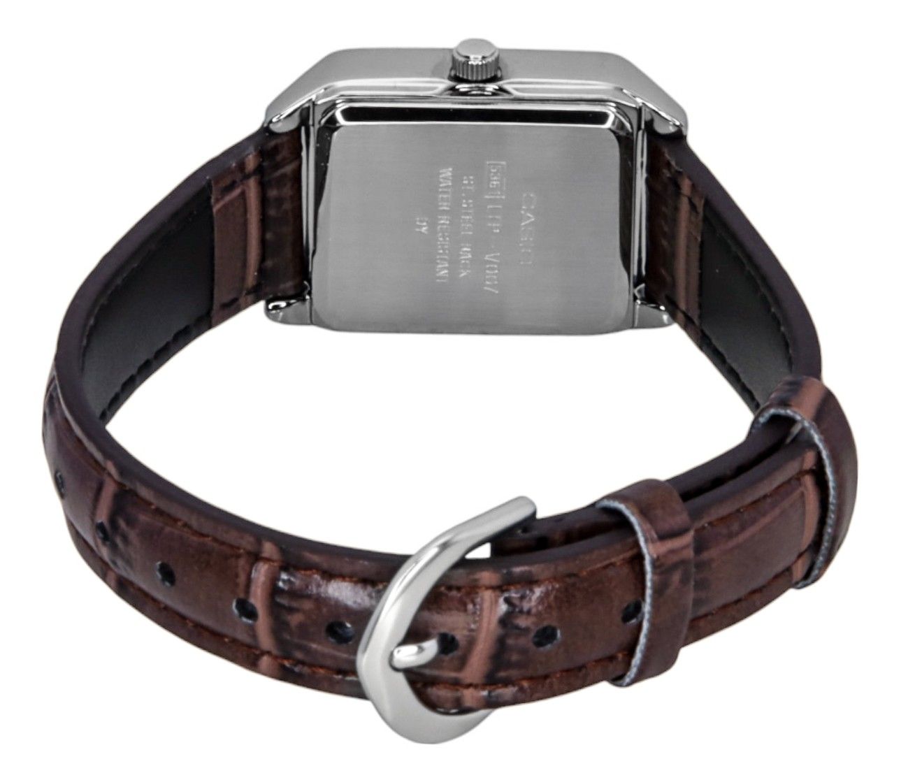 Casio Standard Analog Leather Strap Silver Dial Quartz LTP-V007L-9B Women's Watch