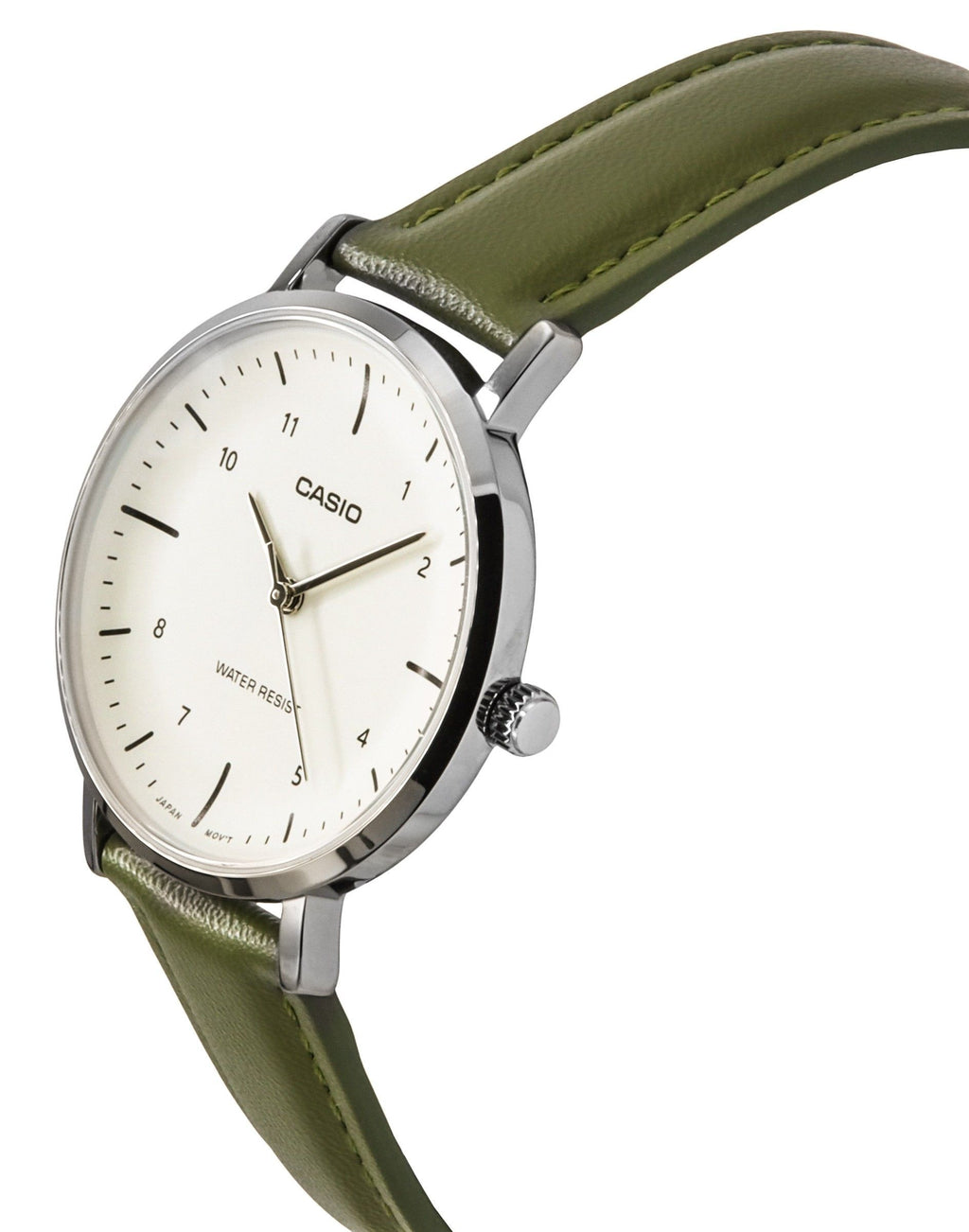 Casio Standard Analog Leather Strap Beige Dial Quartz LTP-VT03L-3B Women's Watch