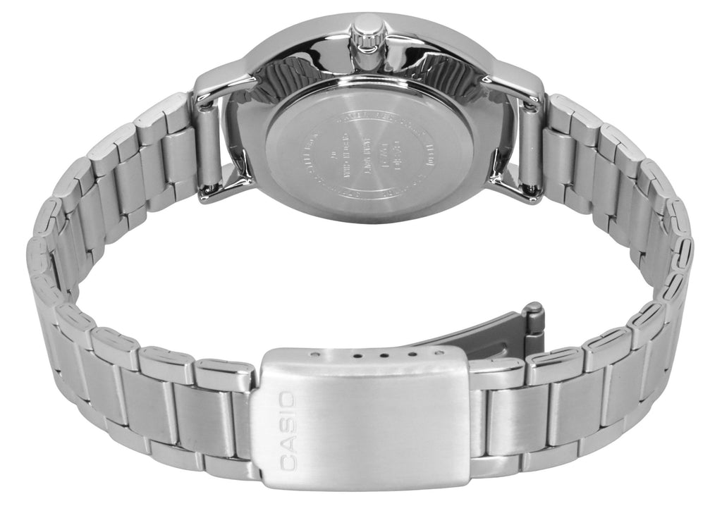 Casio Standard Analog Stainless Steel Salmon Dial Quartz LTP-VT04D-4A Women's Watch