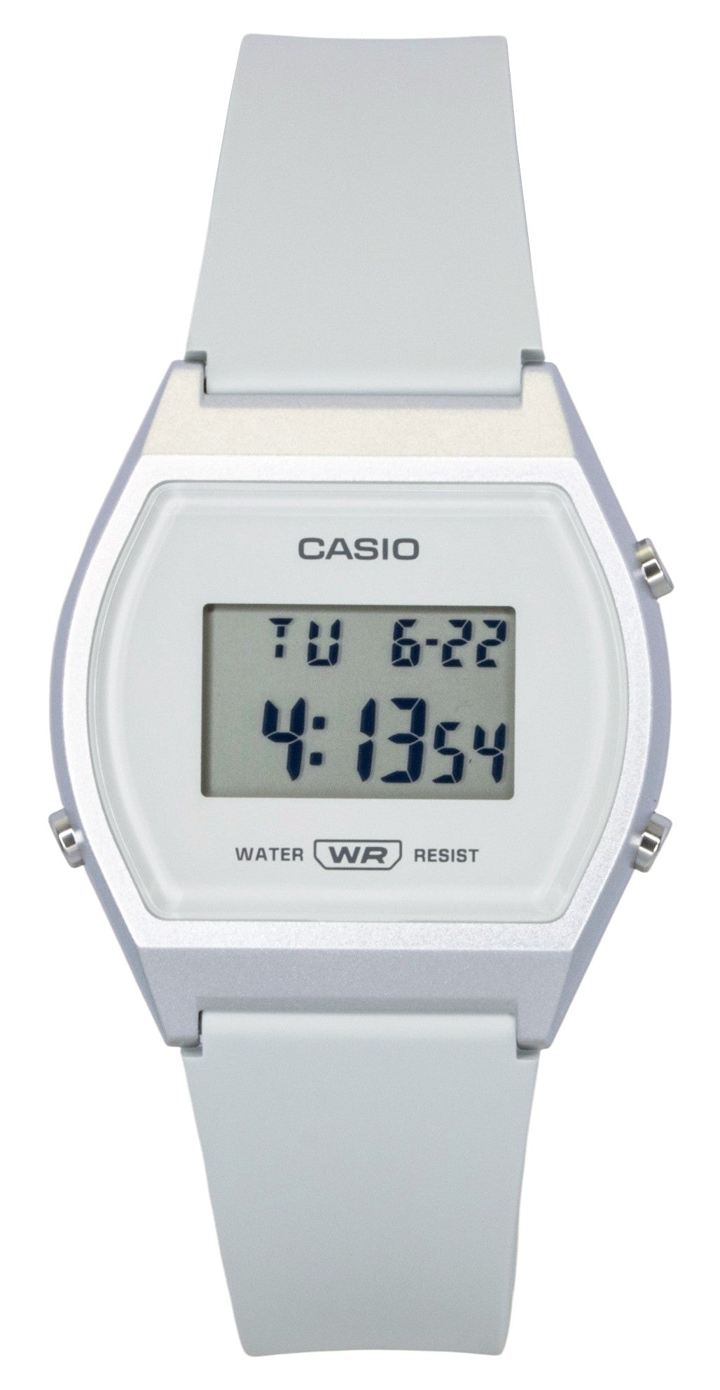 Casio Digital Resin Strap White Dial Quartz LW-204-7A Unisex Watch
