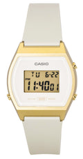Casio Digital Resin Strap Cream Dial Quartz LW-204-9A Unisex Watch