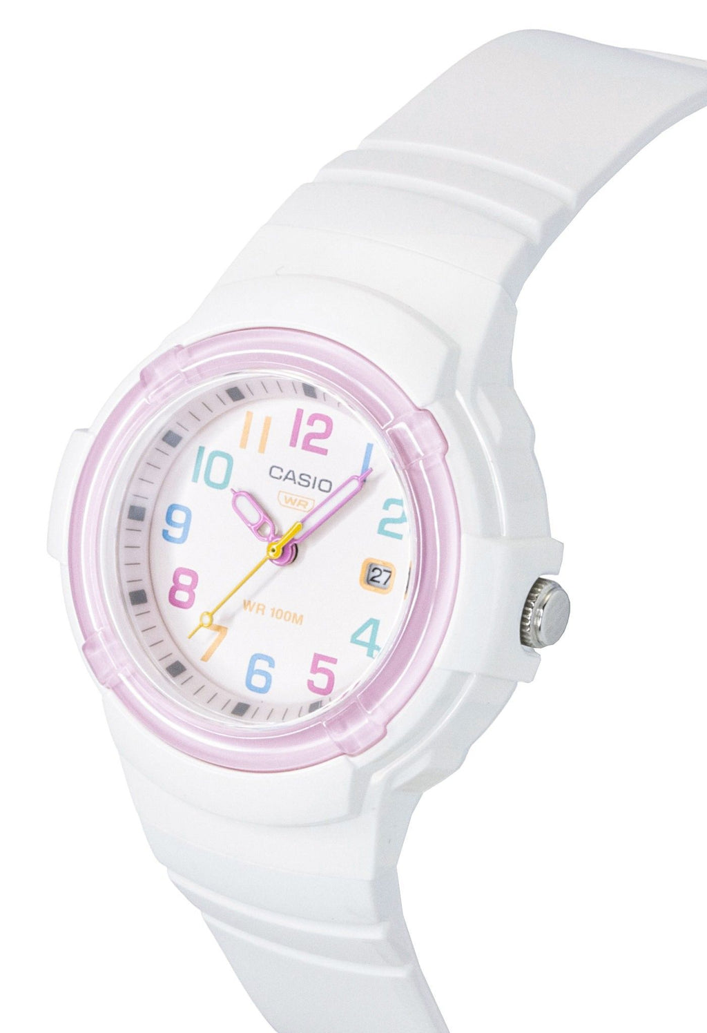 Casio Analog Bio-Based Resin Strap White Dial Quartz LX-800H-7A1V 100M Women's Watch