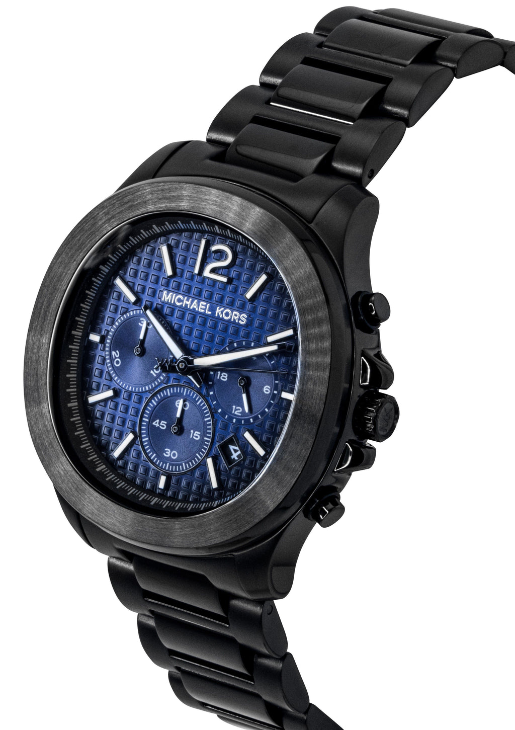 Michael Kors Oversized Sage Chronograph Stainless Steel Blue Dial Quartz MK9193 Men's Watch