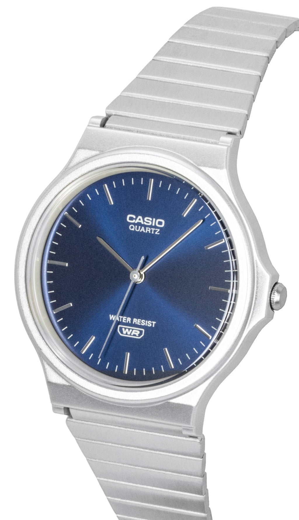 Casio Analog Stainless Steel Blue Dial Quartz MQ-24DA-2A Unisex Watch