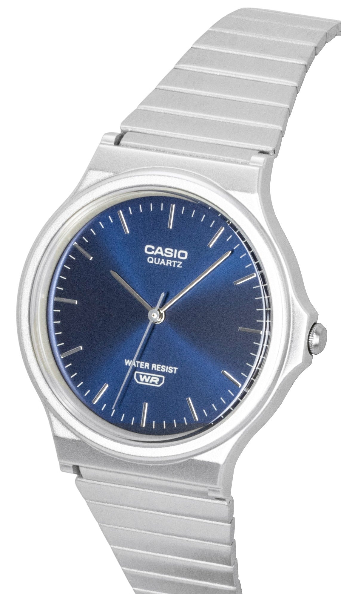 Casio Analog Stainless Steel Blue Dial Quartz MQ-24DA-2A Unisex Watch