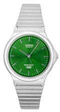 Casio Analog Stainless Steel Green Dial Quartz MQ-24DA-3A Unisex Watch