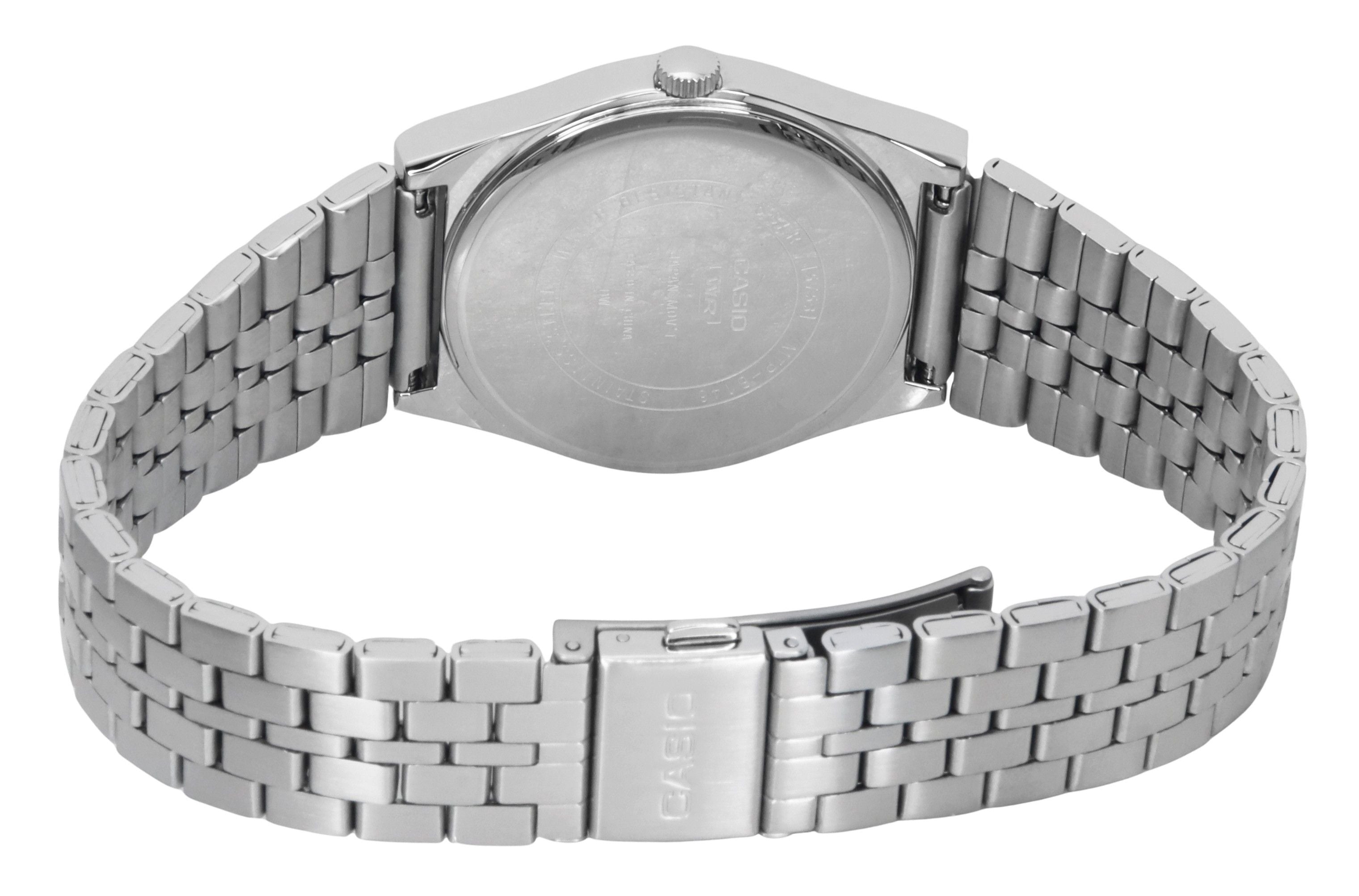 Casio Standard Analog Stainless Steel Silver Dial Quartz MTP-B146D-7AV Men's Watch