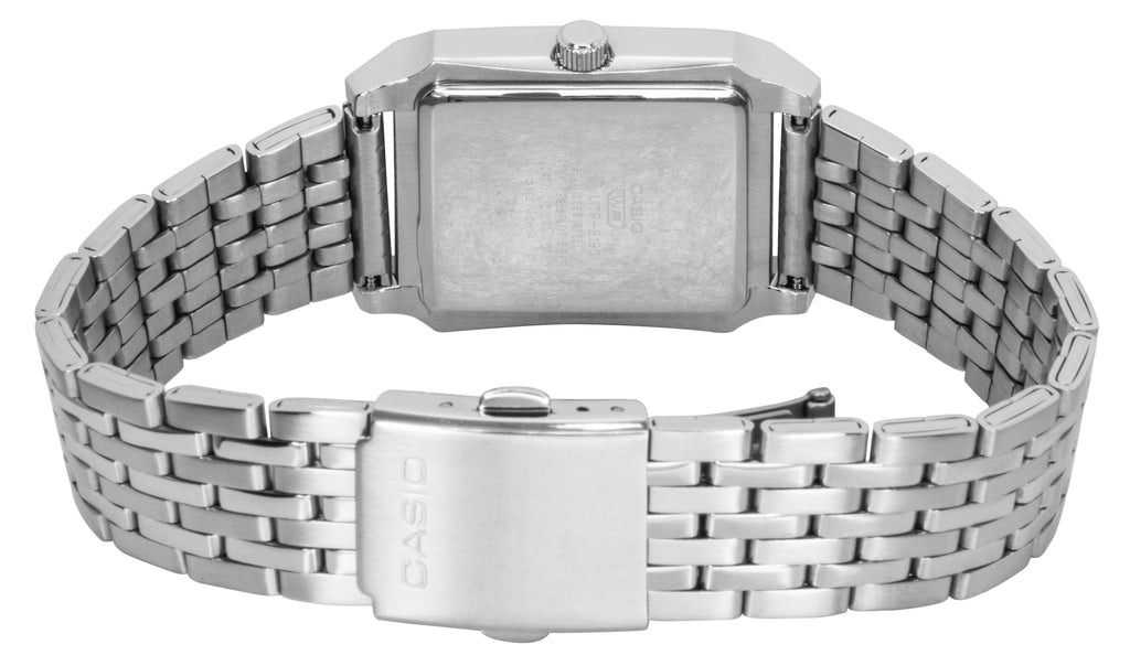 Casio Standard Analog Stainless Steel White Dial Quartz MTP-B190D-7BV Men's Watch
