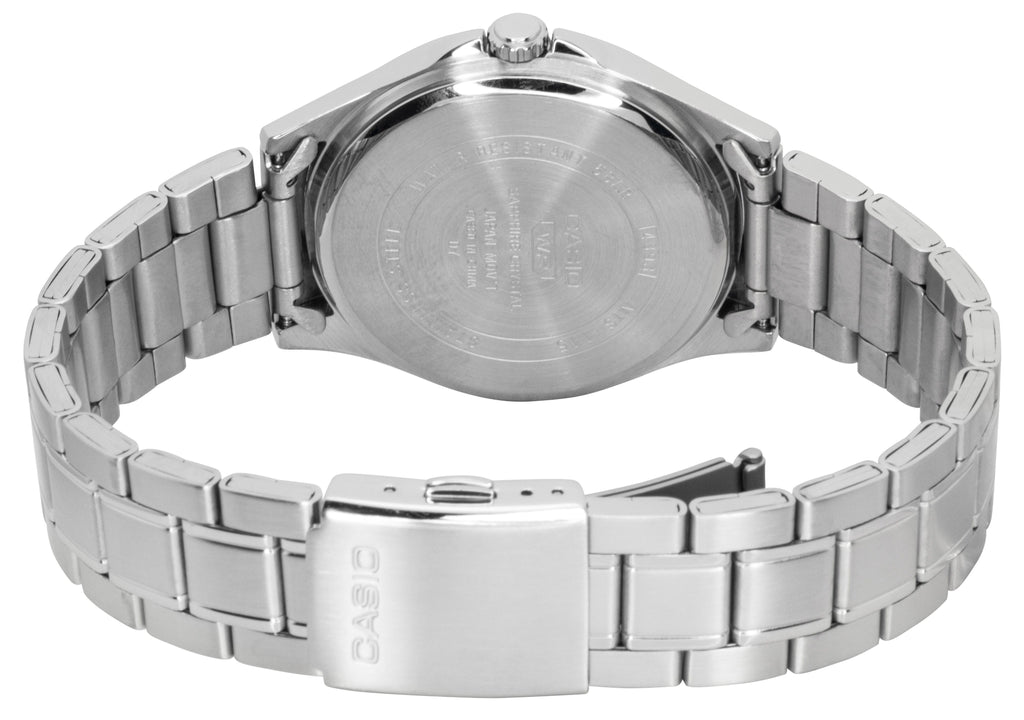 Casio Standard Analog Stainless Steel Light Blue Dial Quartz MTS-115D-2A2V Men's Watch