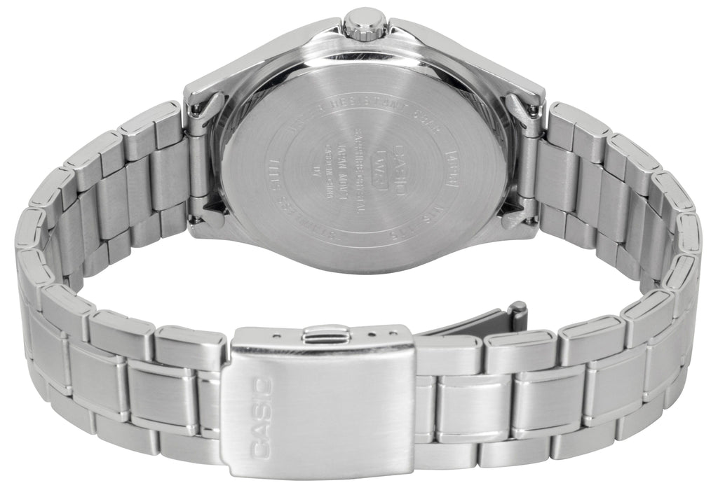 Casio Standard Analog Stainless Steel Grey Dial Quartz MTS-115D-8AV Men's Watch