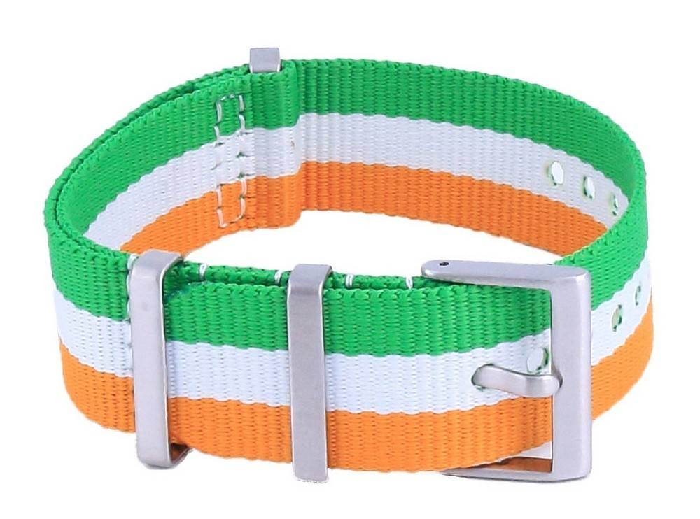 Ratio NATO33 Ireland National Flag Pattern Polyester 22mm Watch Strap