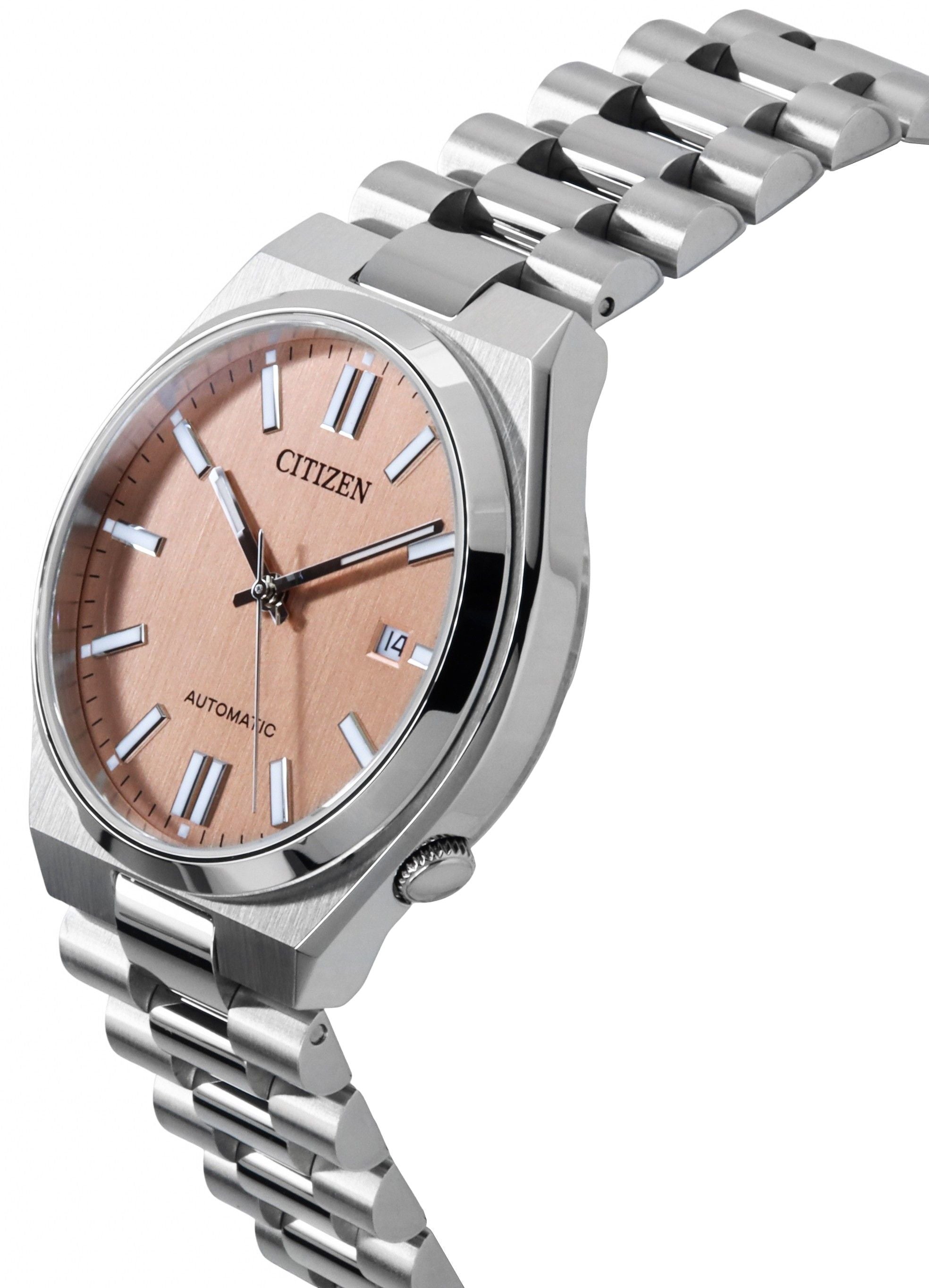 Citizen Tsuyosa Stainless Steel Salmon Dial Automatic NJ0159-86Z Men's Watch