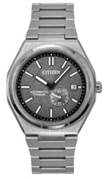 Citizen Zenshin Super Titanium Grey Dial Automatic NJ0180-80H 100M Men's Watch